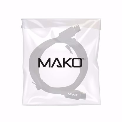 Picture of Mako Mako USB-C To USB-C Cable 60W USB 2.0  2M in Black Bulk