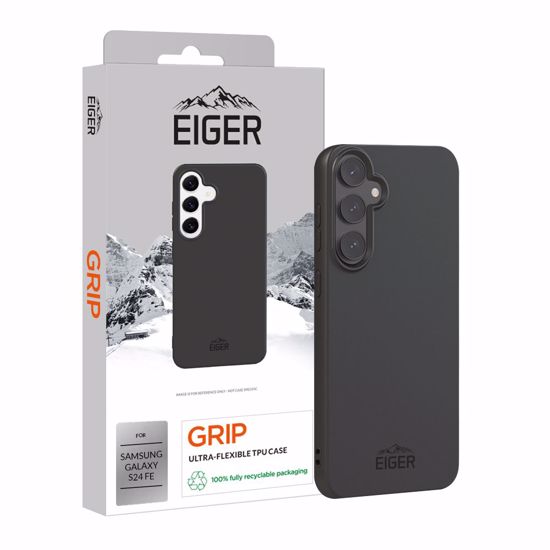 Picture of Eiger Eiger Grip Case for Samsung Galaxy S24 FE in Black